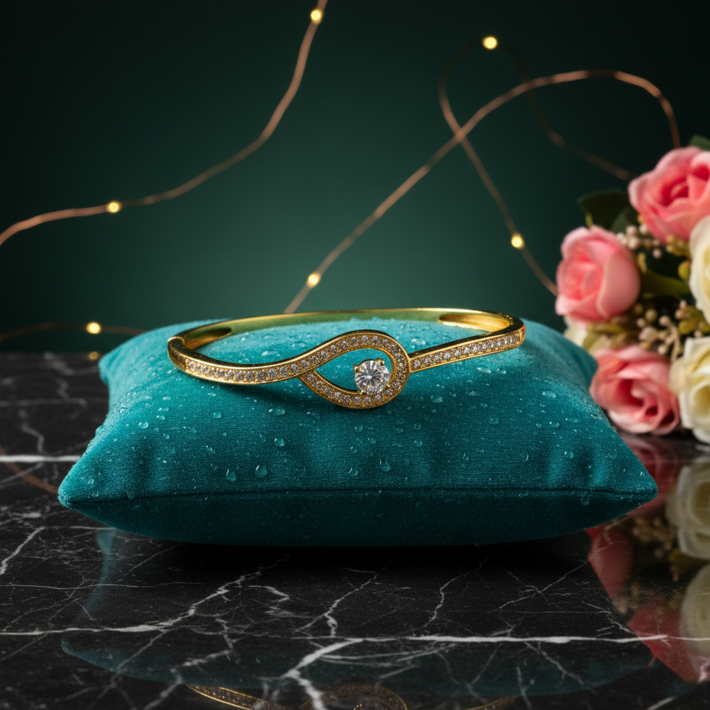 Crystal Classic Kada - Gold